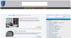 Desktop Screenshot of dacia-forum.cz